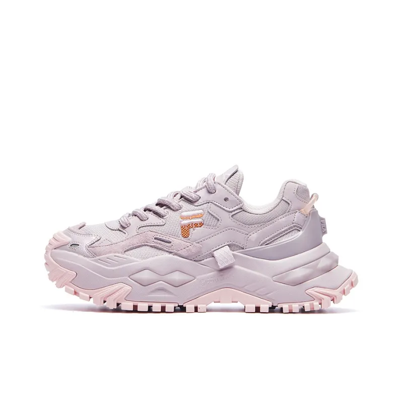 FILA FUSION Bianco Fob Sneakers 'Lilac Pink' Women's-0
