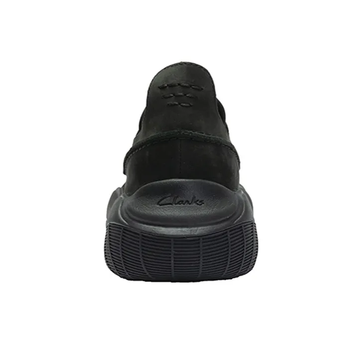Clarks TriStreet Walk Cushioning Coverage Lightweight Low-Top Chunky Sneakers Men's Black-4