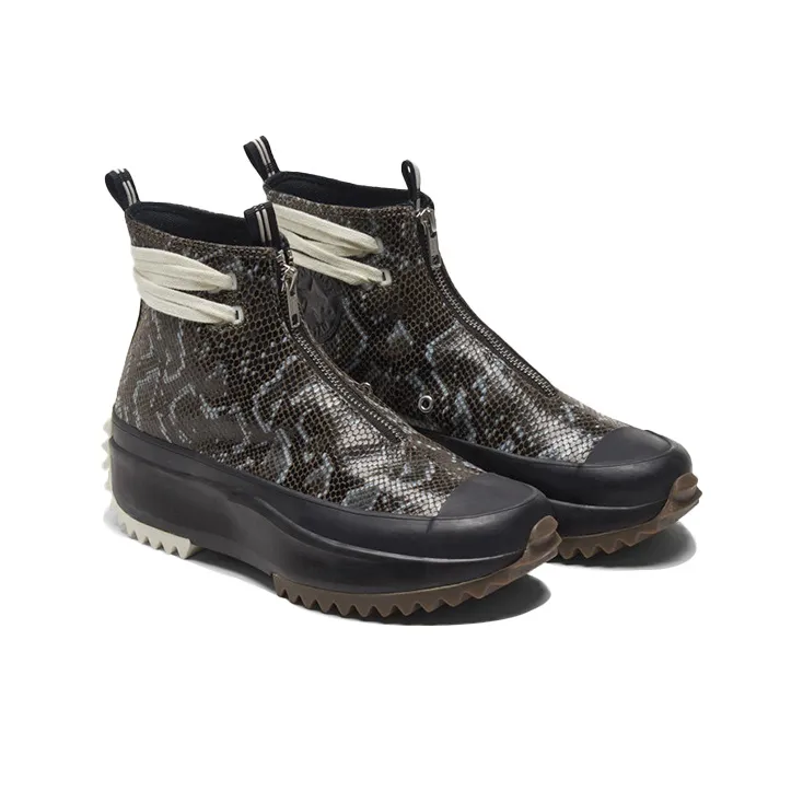 Converse Run Star Hike High Black Snakeskin-2