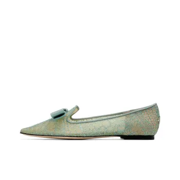 Jimmy Choo Gala Flat Shoes Women's Turquoise
