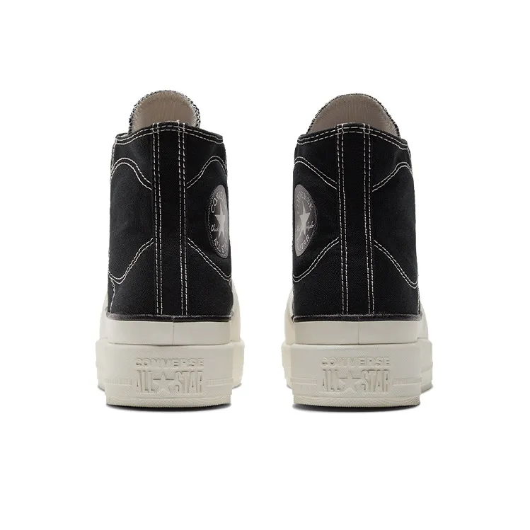 Converse Chuck Taylor All Star Construct Hi Black Vintage White-3
