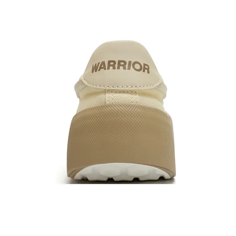 Warrior Slip Resistant Waterproof And Breathable Lightweight Low Top Canvas Shoes Women's Beige Khaki-3