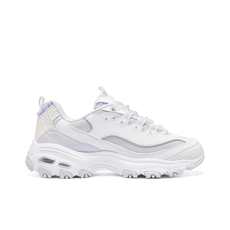 Skechers D'Lites 1.0 'White Purple' Women's-1
