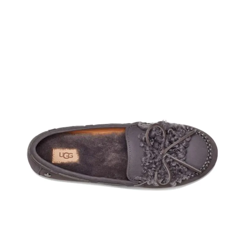UGG Alana Fluff Ts 'Dark Grey' Women's-4