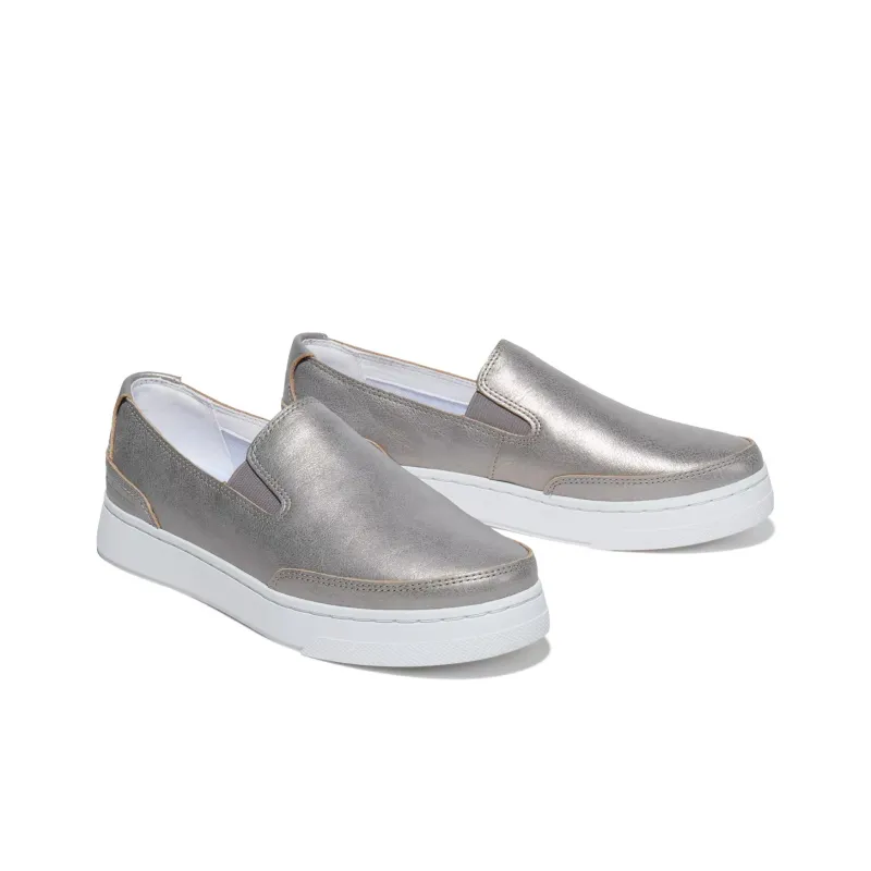 Timberland Women's Casual Shoes Women's Low Top Silver Gray/White-3