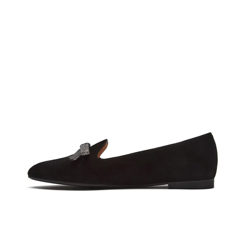 Stuart Weitzman/SW Reese Casual Single Shoes Women's Black-0