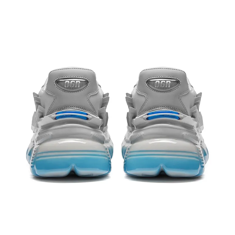 OGR Chunky Sneakers Unisex Low Top Cloud Ink Gray-4