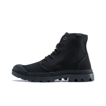 Palladium Pampa Hi Originale W Anti-Slip And Wear-Resistant Breathable High-Top Canvas Shoes Unisex Black