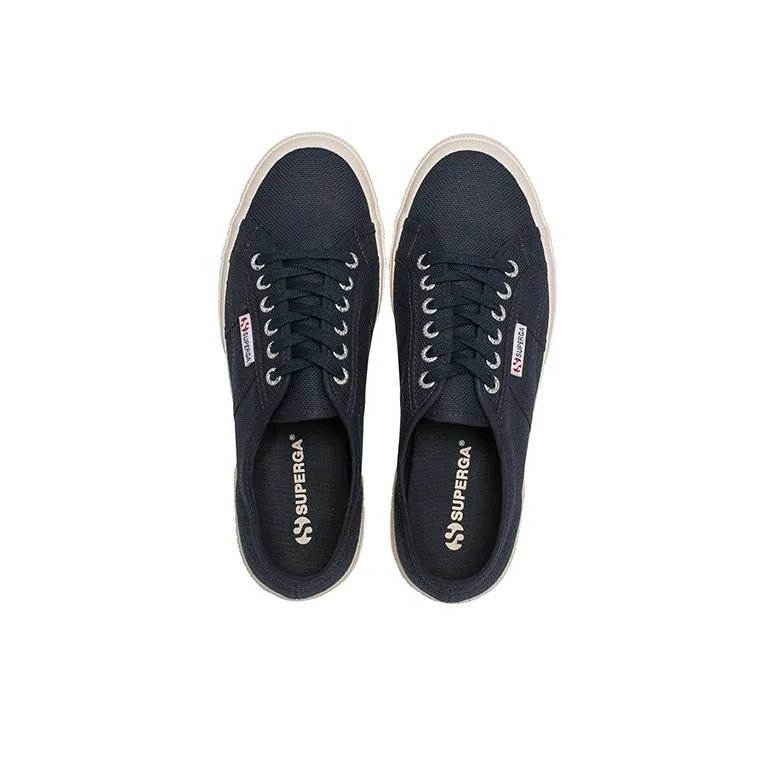 SUPERGA Canvas Shoes Unisex Low Top Navy Blue-4