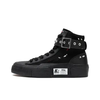 STARTER STARTER X Emily Wear-Resistant High-Top Canvas Shoes Women's Black