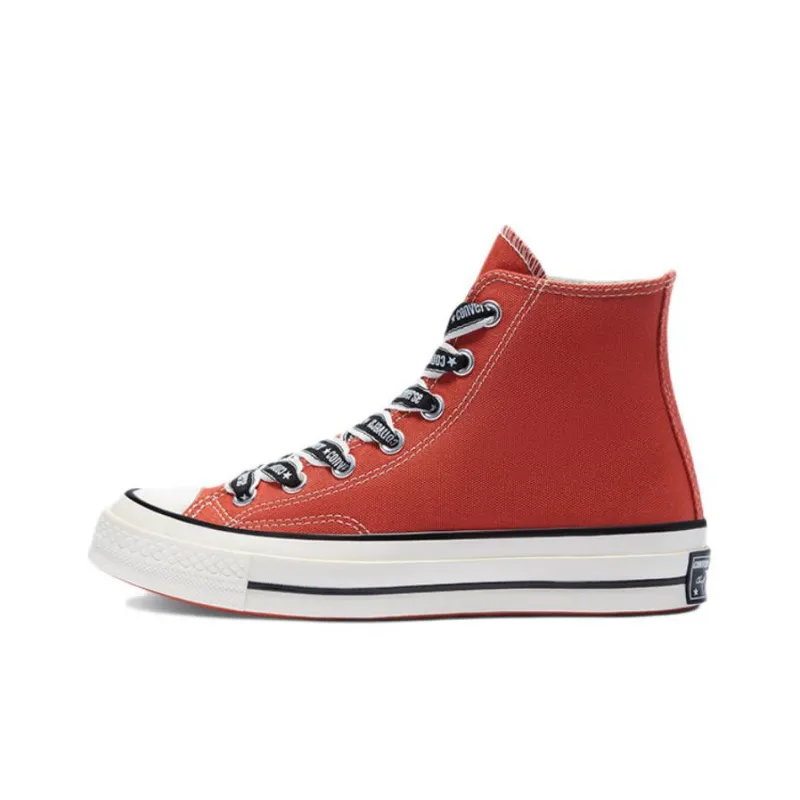 Converse Chuck Taylor All Star 1970s Wear Resistant High Top Canvas Shoes Unisex Orange-0