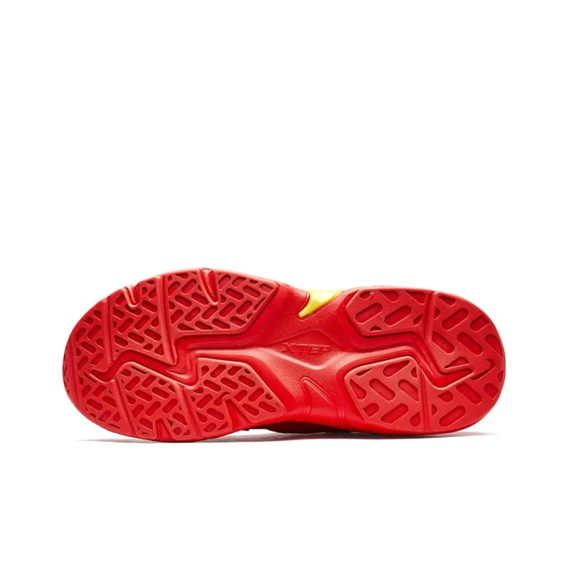 XTEP Chunky Sneakers Men Low Top Red-3