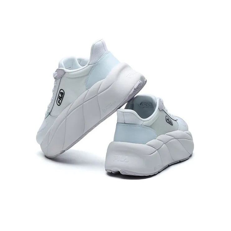 FILA Gelato Cushioning Wear Resistant Low Top Chunky Sneakers Women's Mist Gray-5