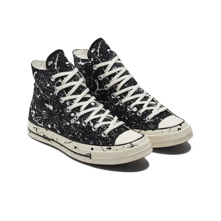 Converse Chuck Taylor All Star 70 Hi Archive Paint Splatter Black White-2