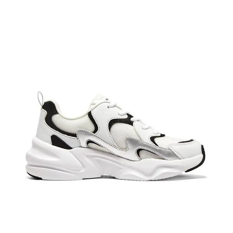 Skechers BOBS BAMINA 2 Chunky Sneakers Women's Low Top Black/White-1