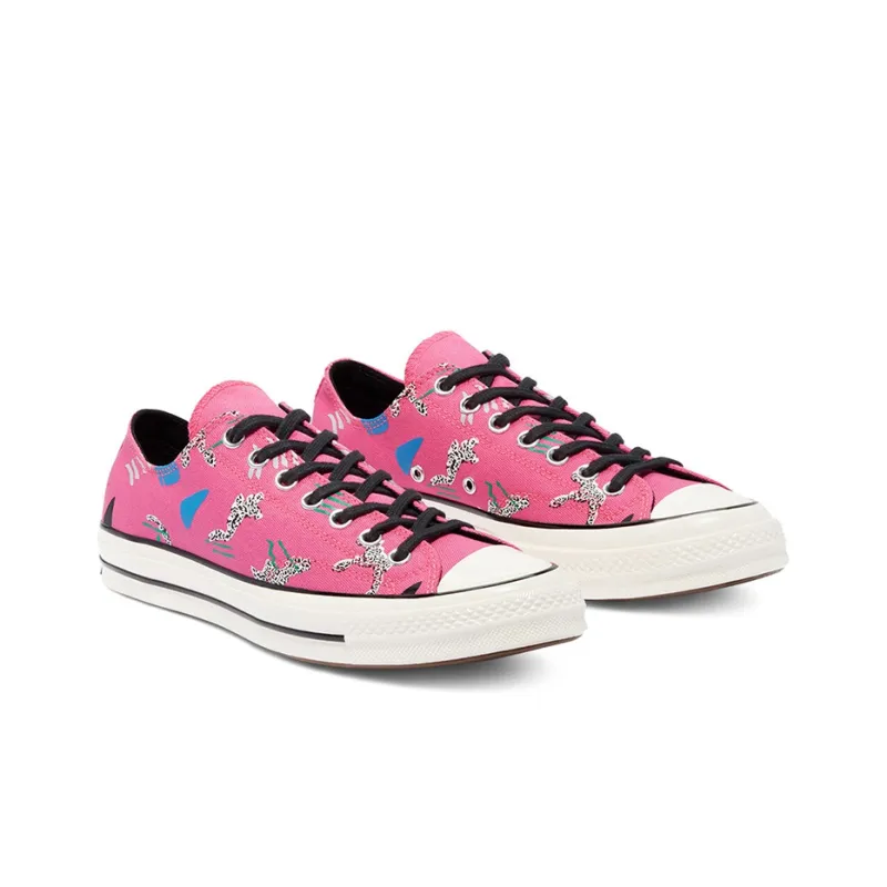Chuck 70 Converse Low 'Archive Skate Print Hyper Pink'-2
