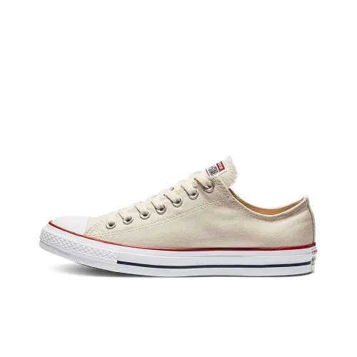 Converse Chuck Taylor All Star Canvas Shoes Unisex Low-Top Beige/White