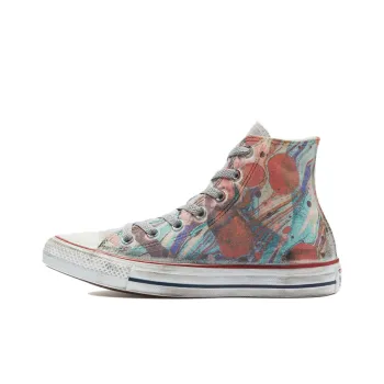 Converse Chuck Taylor All Star Tie Dye Canvas Shoes Grey/Orange/Red