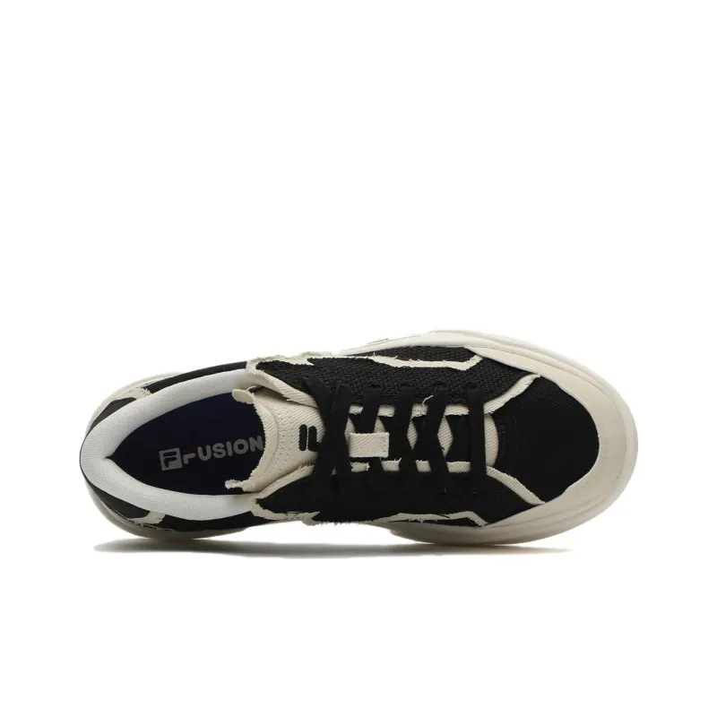 FILA FUSION Pop Skate Shoes 'Black White' Women's-2
