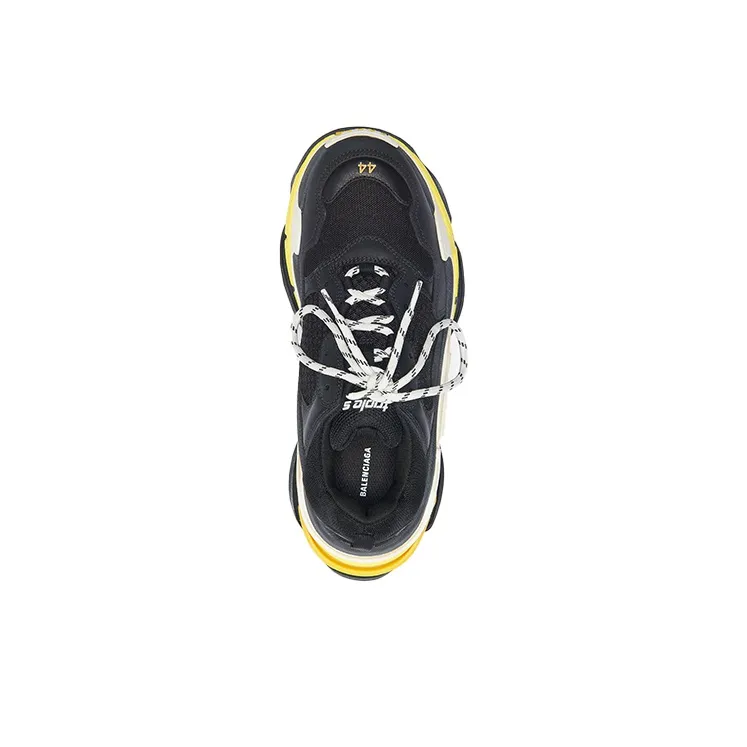 Balenciaga Triple S Sneaker 'Black Yellow'-3