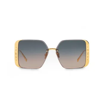 LOUIS VUITTON Z2173U Lv Moon Metal Square Sunglasses