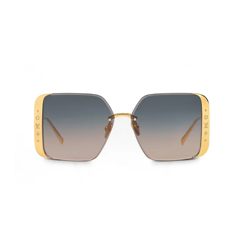 LOUIS VUITTON Z2173U Lv Moon Metal Square Sunglasses-0