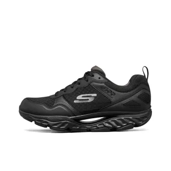 Skechers Srr Non-slip Wear-resistant Shock Absorption Low-Top Chunky Sneakers Men's Black