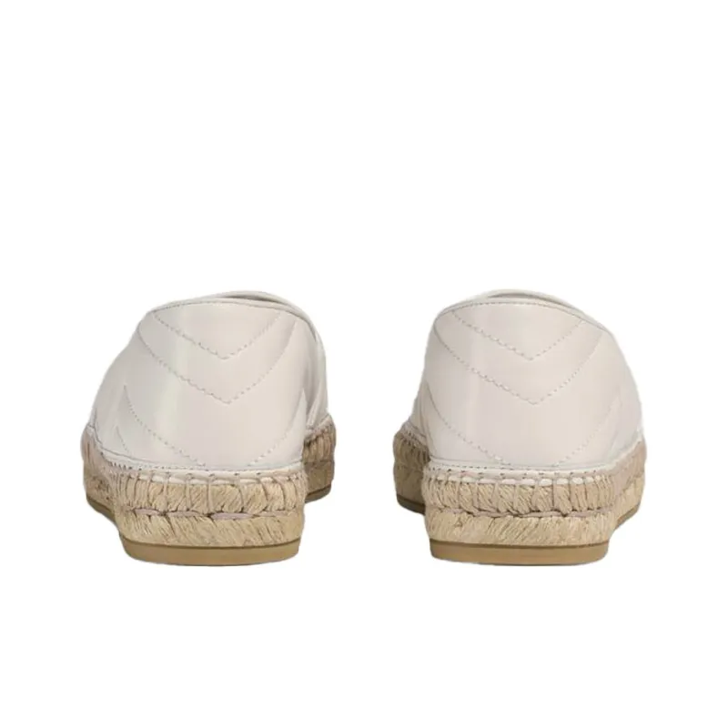 GUCCI Women's Gg Espadrilles 'Great White' Women's-3