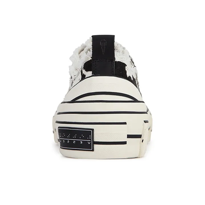 XVESSEL Canvas Shoes Unisex Low Top White/Black-5