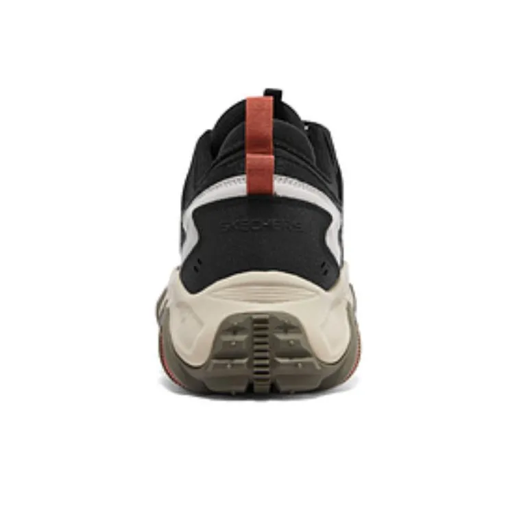Skechers Wildfire Shoes Cushioning Water Resistant Coverage Slip Resistant Support Low Top Chunky Sneakers Men's Black-3