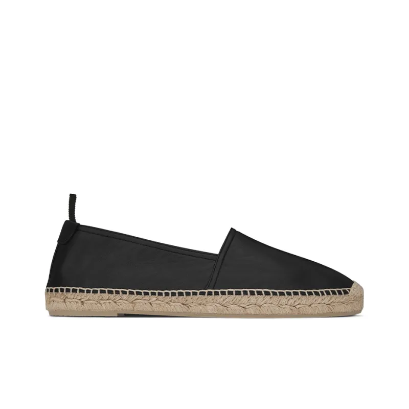 SAINT LAURENT Cassandre Slip On Espadrilles-1