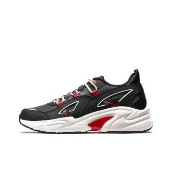 XTEP Anti Slip Wear Resistant Low Top Chunky Sneakers Black