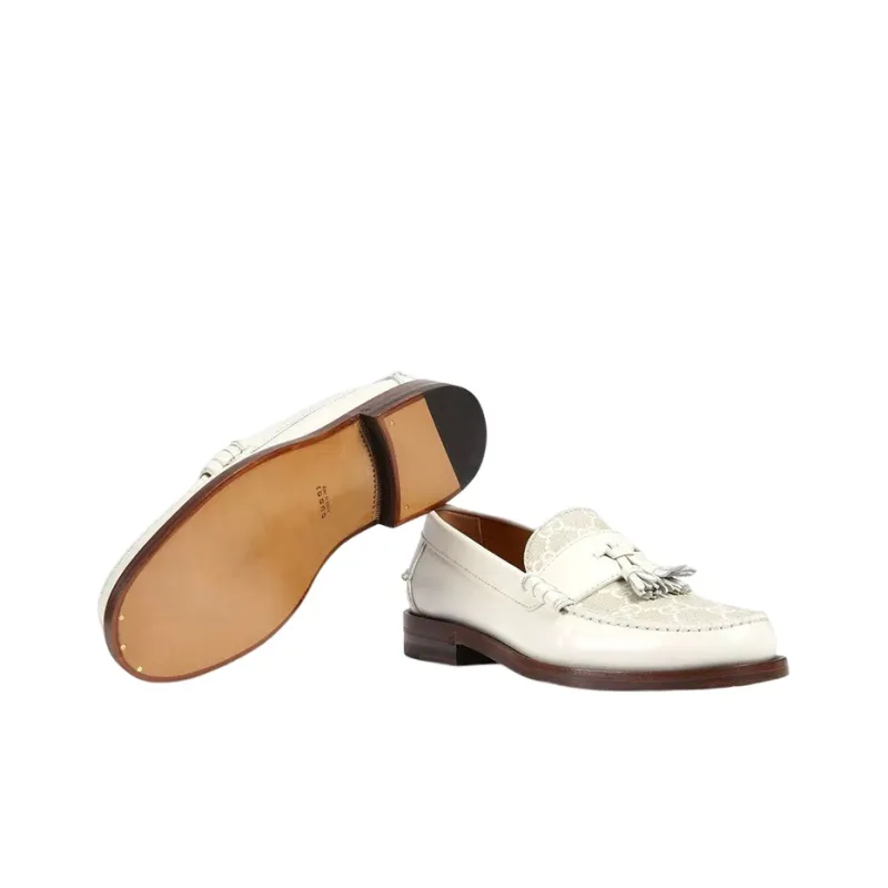 GUCCI Loafers Women's Beige-5