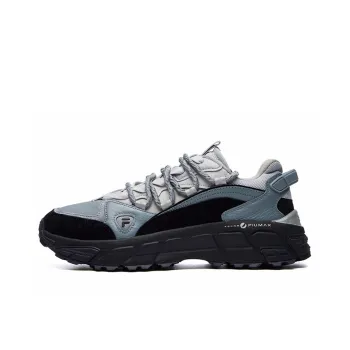 FILA FUSION Sky Runner Cushioning Anti Slip Wear Resistant Breathability Low Top Chunky Sneakers Men's Medium Gray