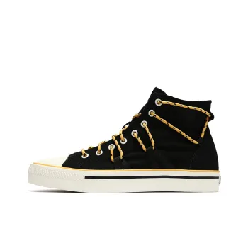 PONY Shooter Anti Slip Wear Resistant High Top Canvas Shoes Unisex Black