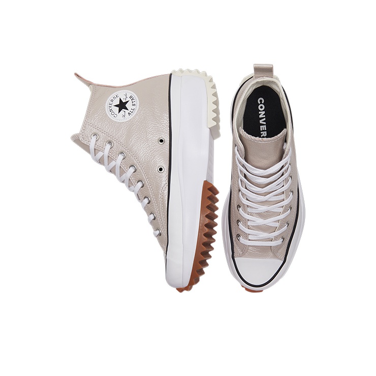 Converse Run Star Hike High Metallic Classics Smoke Pink POIZON