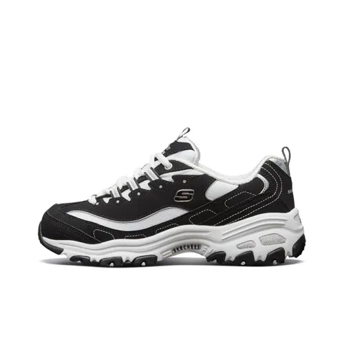Skechers D'lites Sports Shoes Gs BlackWhite 'Black White' Women's