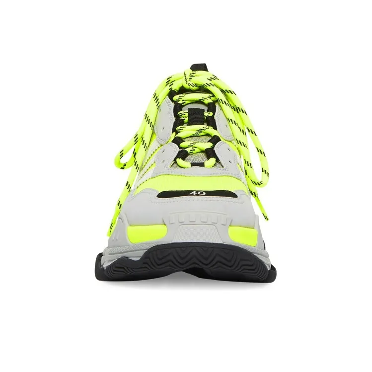 Balenciaga X Adidas Triple S Fluo Yellow-3