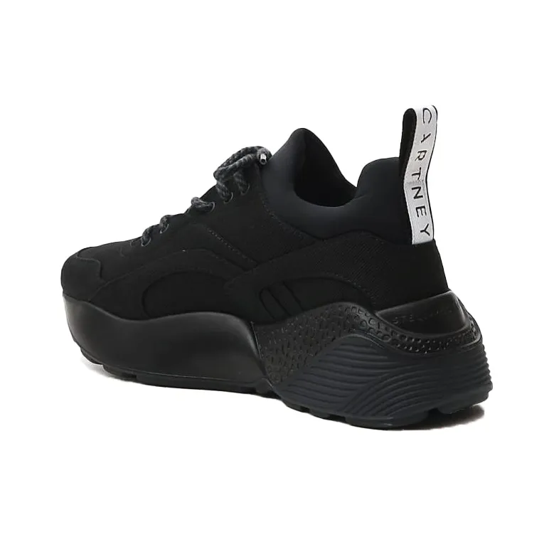 Stella McCartney Eclypse Logo tape Low Top Chunky Sneakers Women's Black-3