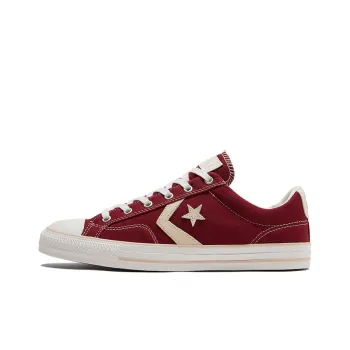 Converse Star Player Non Slip Wear Resistant Low Top Casual Canvas Shoes Red