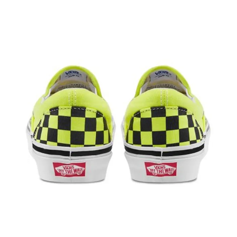 Vans Classic Slip On 98 Dx 'Anaheim Factory Yellow Neon Checkerboard'-3