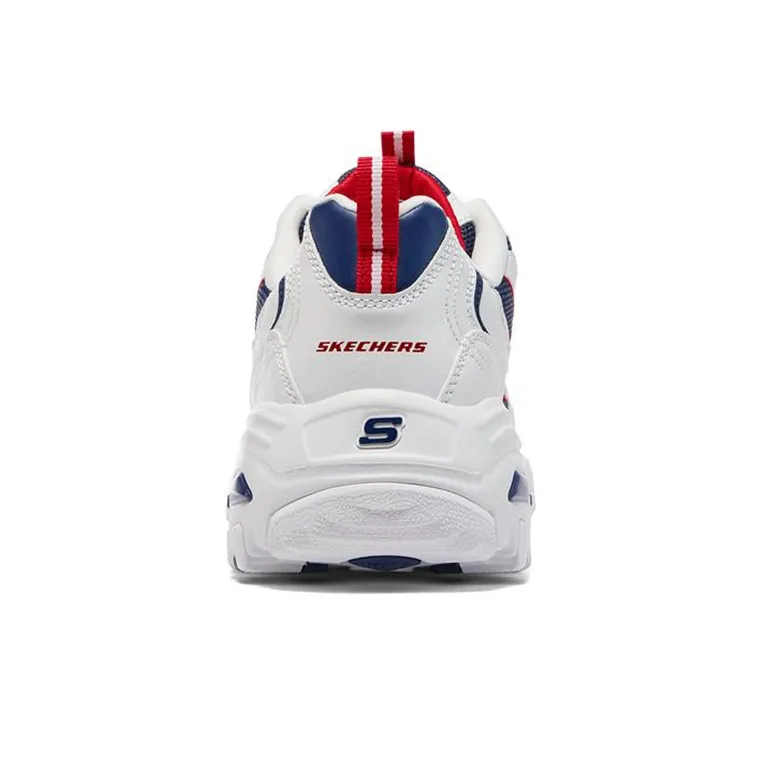 Skechers DLites 1.0 'White Navy Blue Red'-3