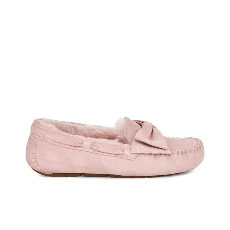 UGG Dakota Suede Bow Slipper 'Pink Crystal' Women's-1