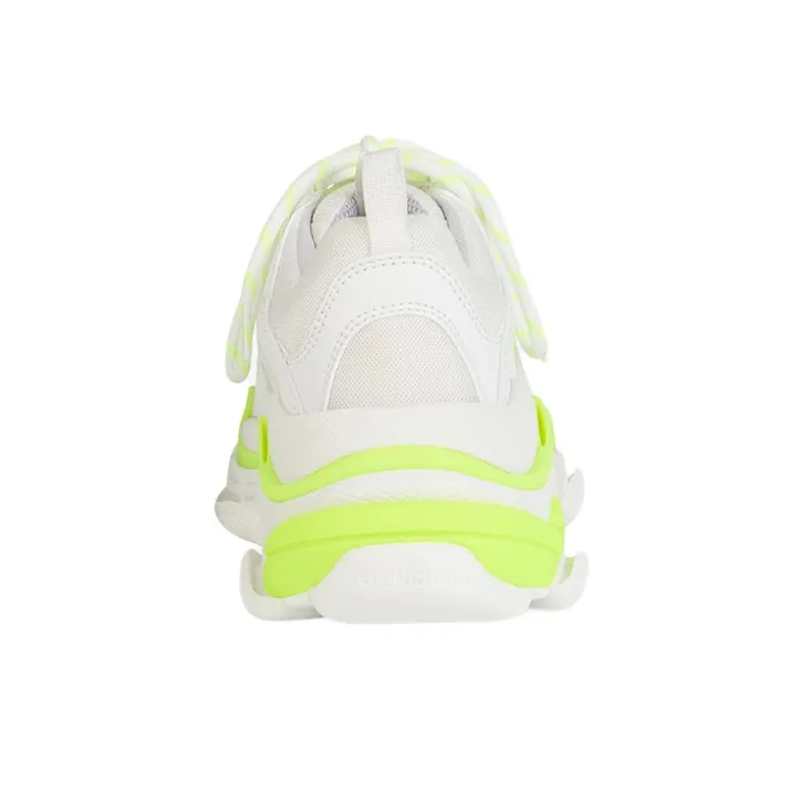 Balenciaga Triple S White Fluo Yellow Women's-4
