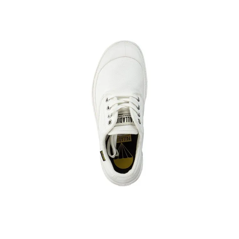 Palladium Pampa Ox Originale Anti-Slip And Wear-Resistant Breathable Low-Top Canvas Shoes Unisex White-3
