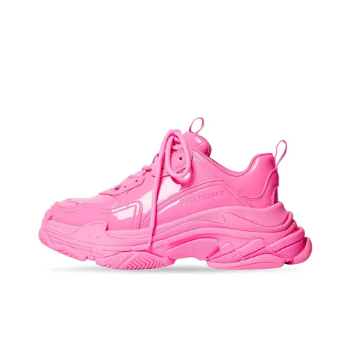 Balenciaga Women's Triple S Sneaker 'Pink Patent'