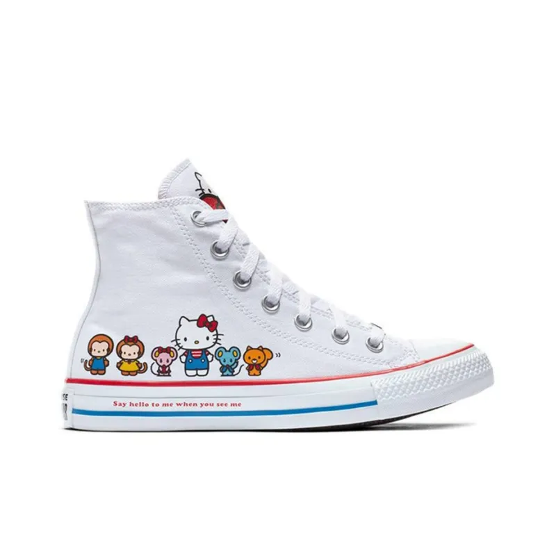 Converse Chuck Taylor All Star Hi Hello Kitty White-2
