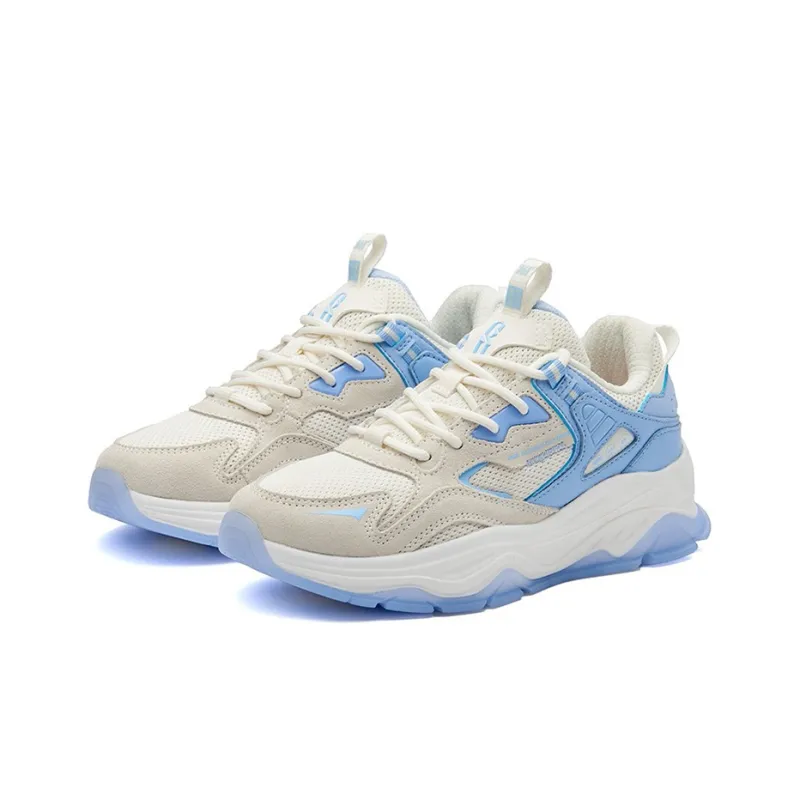 361° Locus Warm Low Top Chunky Sneakers Men's White Blue-2