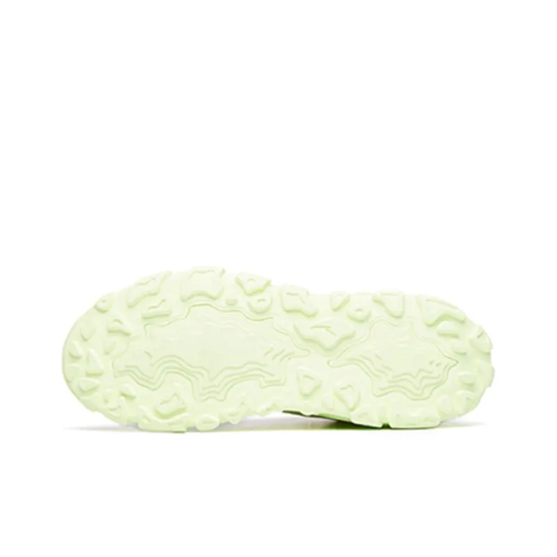 ANTA Chunky Sneakers Men Low Top White/Neon Green-5