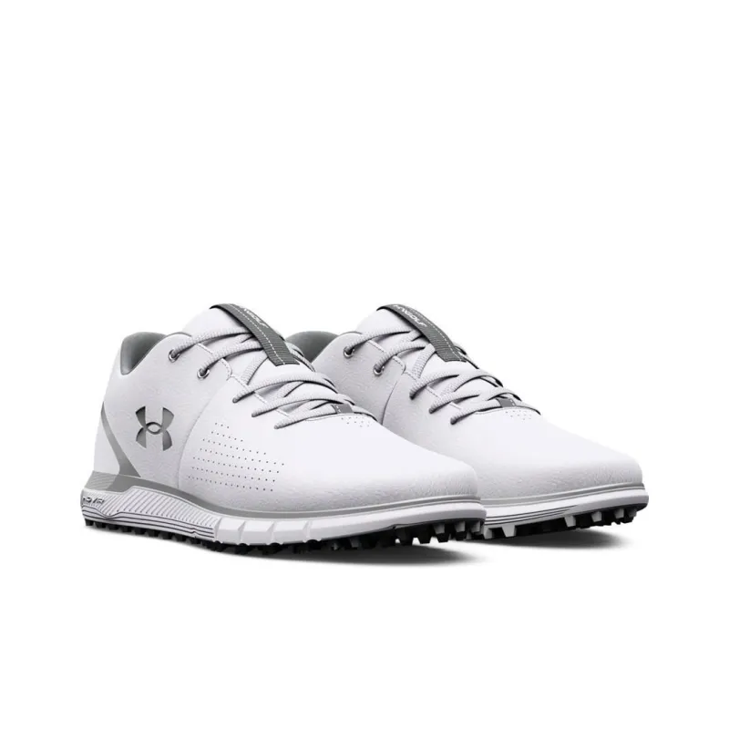 Under Armour Hovr Fade 2 Spikeless Golf 2E Wide 'White Metallic Silver'-2